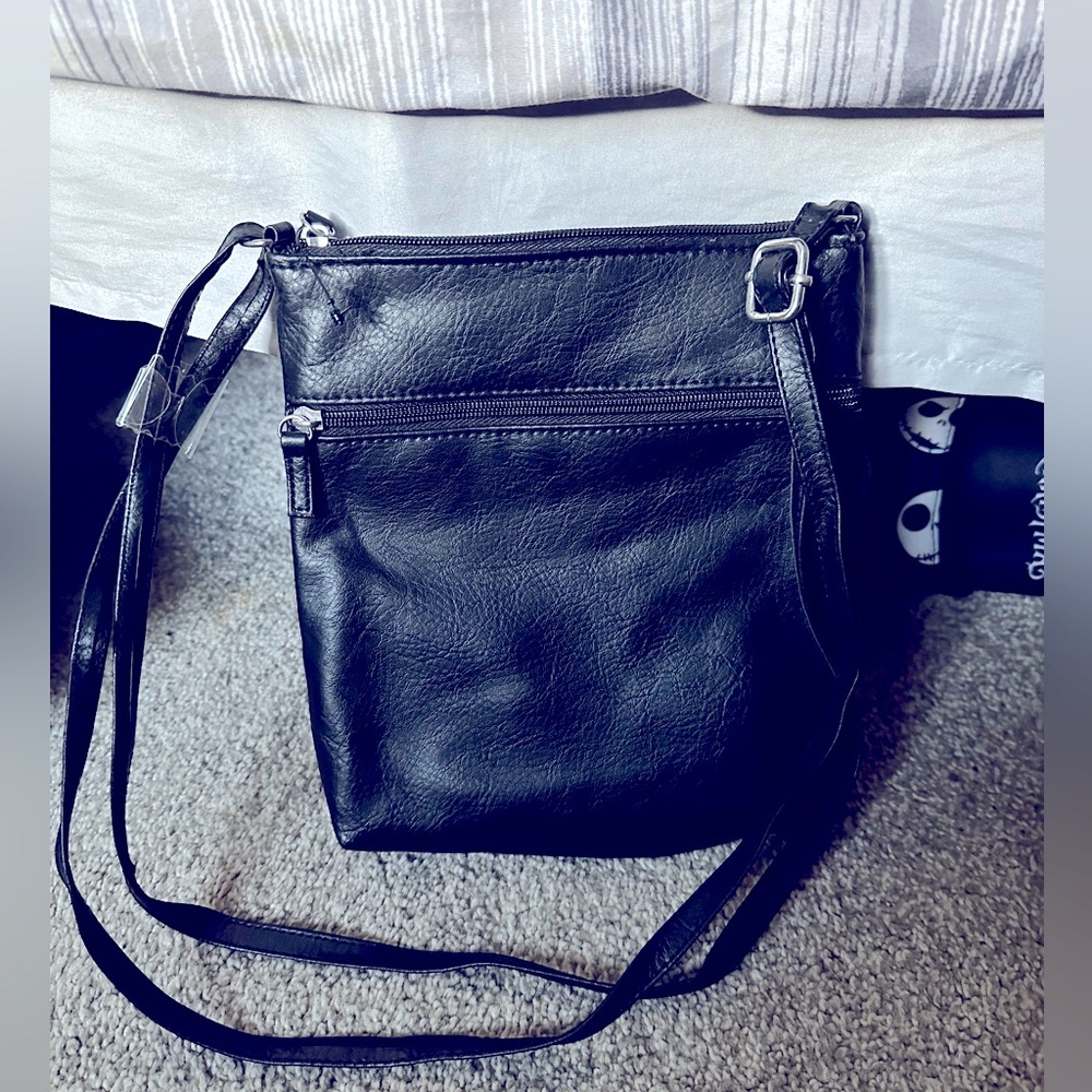 Brand new black crossbody purse
